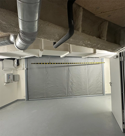 Rideau Souple coupe Feu EI60 1 toile