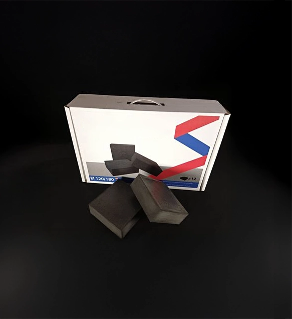 Brique intumescente 150x150x50 mm pour la protection des passages au mur et au plancher