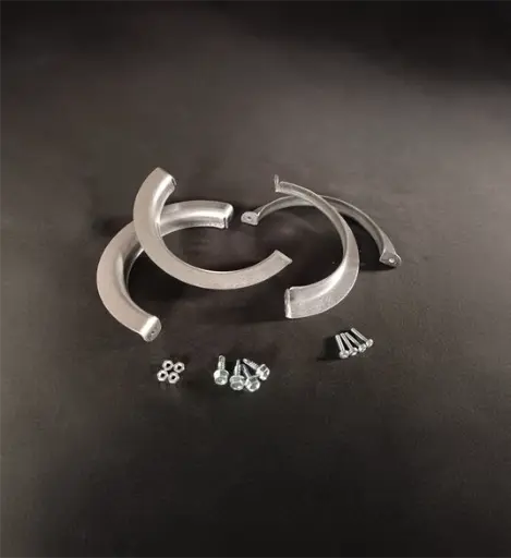 Paire brides pour PC rond