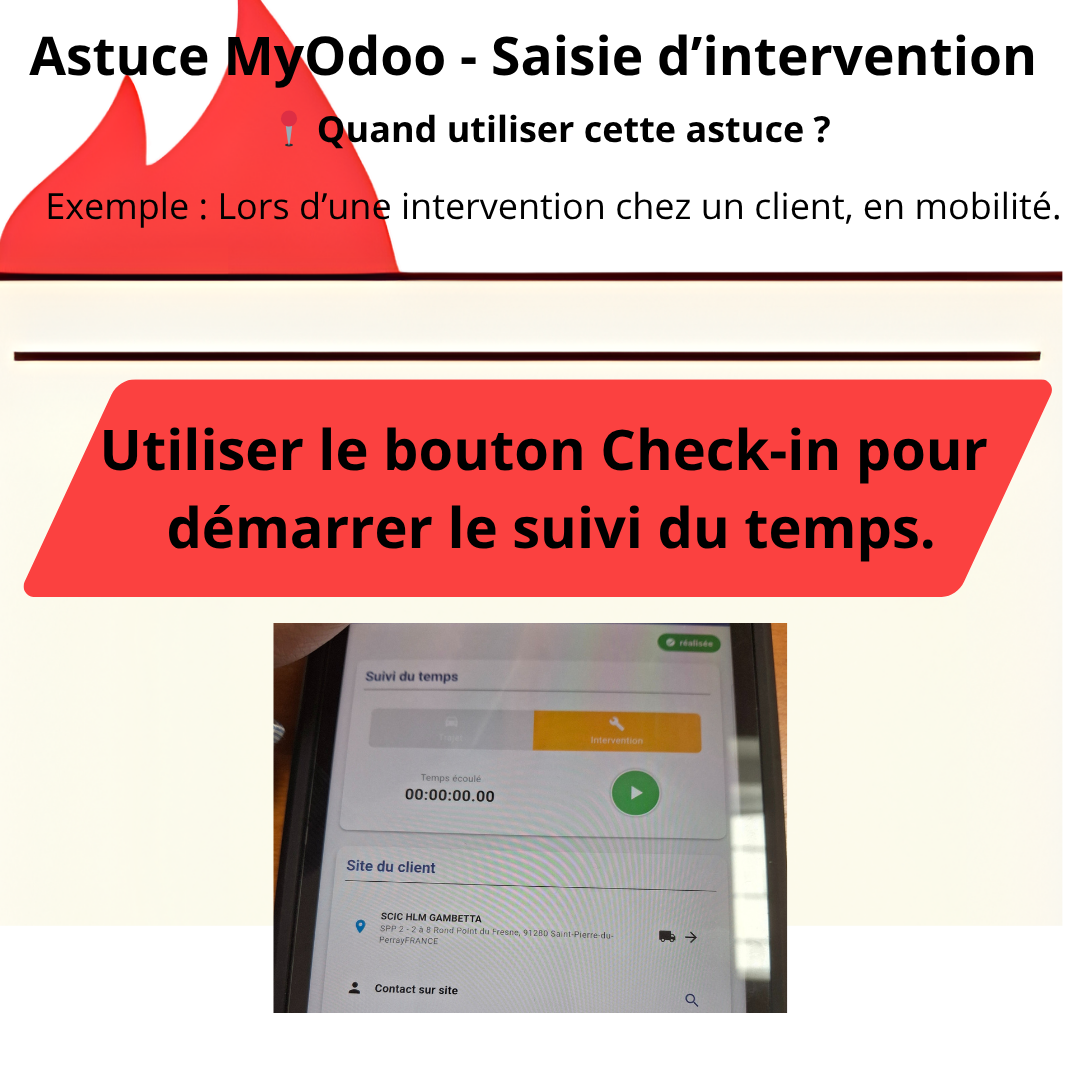 Memo Card - 1 - Suivi du temps d'intervention