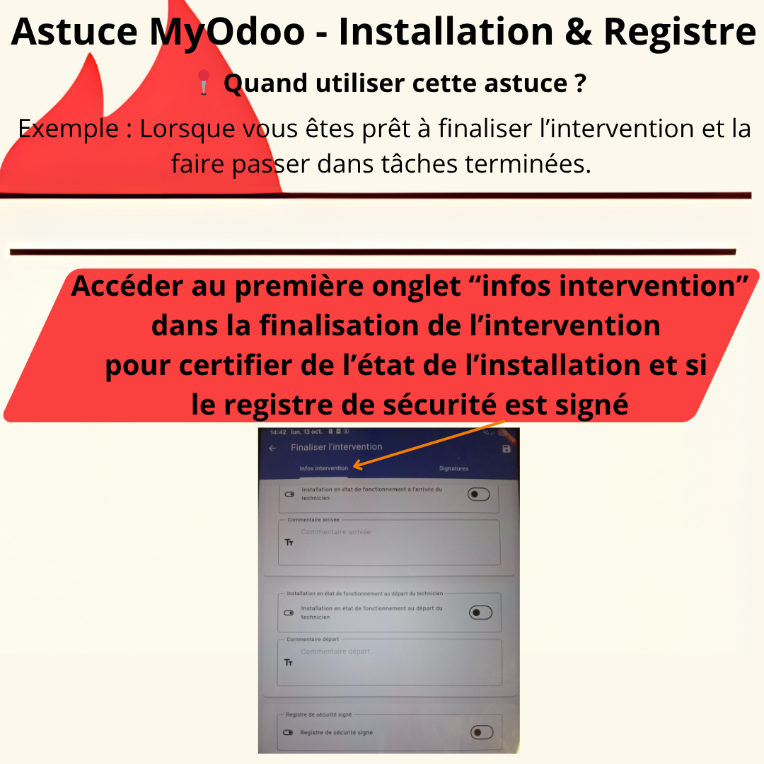 Memo Card - 4 - Étape 2 Infos Intervention